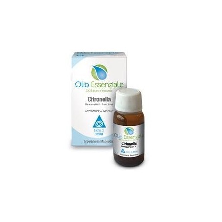 Erboristeria Magentina Olio essenziale di Citronella puro 10 ml Erboristeria Magentina Olio essenziale di Citronella puro 10 ml