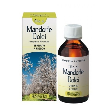 Erboristeria Magentina Olio vegetale di mandorle dolci per smagliature 100 ml