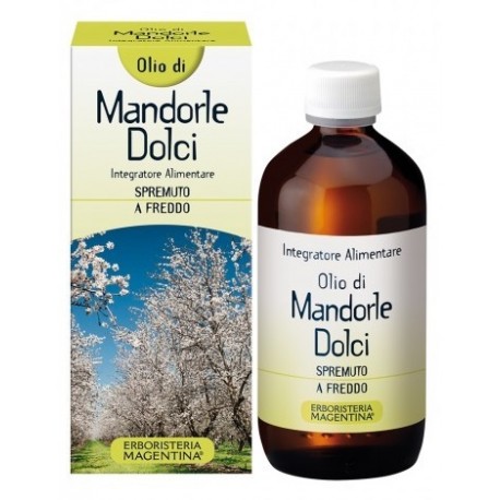 Erboristeria Magentina Olio vegetale di mandorle dolci per il transito intestinale 250 ml