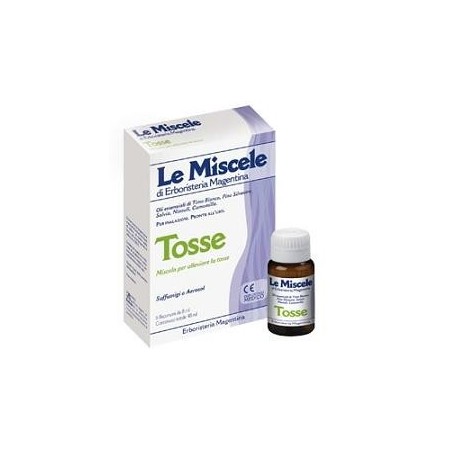 Erboristeria Magentina Le Miscele Tosse 6 flaconcini da 8 ml Erboristeria Magentina Le Miscele Tosse 6 flaconcini da 8 ml