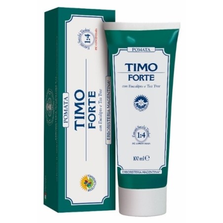 Erboristeria Magentina Pomata Timo forte balsamica con eucalipto e tea tree 100 ml Erboristeria Magentina Pomata Timo forte balsamica con eucalipto e tea tree 100 ml