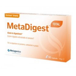 MetaDigest Total integratore digestivo con estratto di zenzero 30 capsule