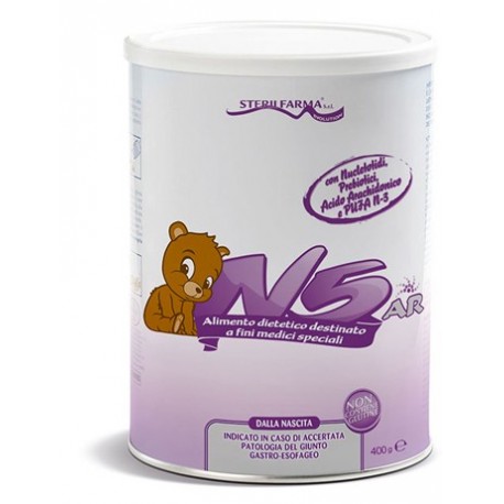 N5 AR alimento dietetico per lattanti con patologia del giunto gastro-esofageo 400 g