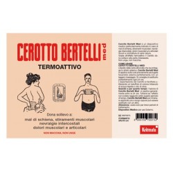 Bertelli Cerotto Med termoattivo medicato grande 24 x 15 cm