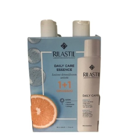 Rilastil Daily Care Essence - Lozione Viso Antiage Detossificante Bipacco 1 + 1 OMAGGIO Rilastil Daily Care Essence - Lozione Viso Antiage Detossificante Bipacco 1 + 1 OMAGGIO