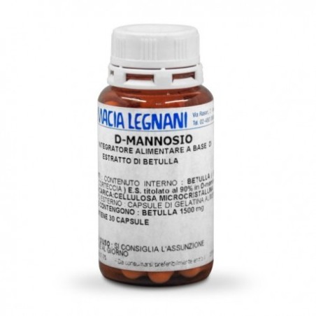 Farmacia Legnani D-Mannosio per cistite e vie urinarie 30 capsule Farmacia Legnani D-Mannosio per cistite e vie urinarie 30 capsule