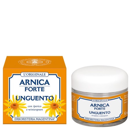 Erboristeria Magentina Arnica Forte unguento lenitivo dolori muscolari 50 ml Erboristeria Magentina Arnica Forte unguento lenitivo dolori muscolari 50 ml