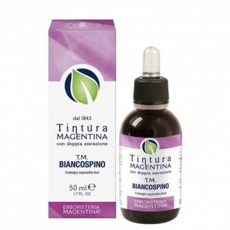 Erboristeria Magentina Tintura di Biancospino per ansia e insonnia 50 ml Erboristeria Magentina Tintura di Biancospino per ansia e insonnia 50 ml