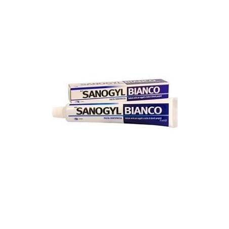 Sanogyl Bianco pasta dentifricia antibatterica per disturbi gengivali 75 ml Sanogyl Bianco pasta dentifricia antibatterica per disturbi gengivali 75 ml