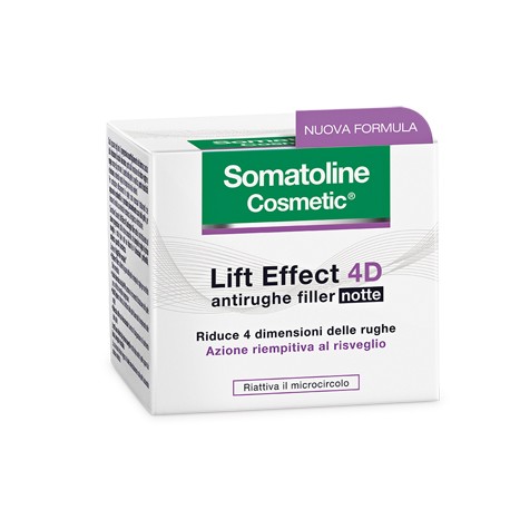 Somatoline Lift Effect 4D Crema viso antirughe filler notte 50 ml