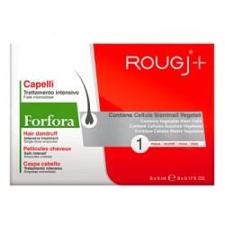 Rougj+ Lozione capillare antiforfora trattamento intensivo 3 mesi 24 fiale da 5 ml