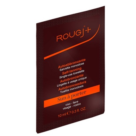 Rougj+ Salviette autoabbronzanti pratiche veloci monouso viso 10 ml Rougj+ Salviette autoabbronzanti pratiche veloci monouso viso 10 ml
