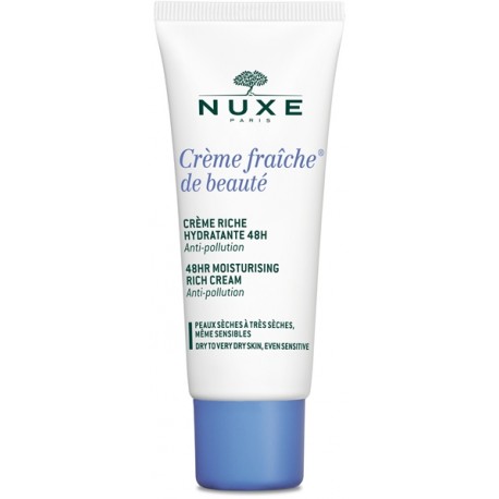 Nuxe Crème fraîche de beauté Crema viso ricca idratante 48 ore 30 ml