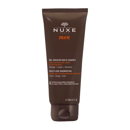 Nuxe Men Gel doccia viso corpo e capelli quercia e carpino 200 ml