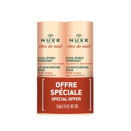 Nuxe Reve De Miel Duo Stick Levres Hydratant 2 X 4 G