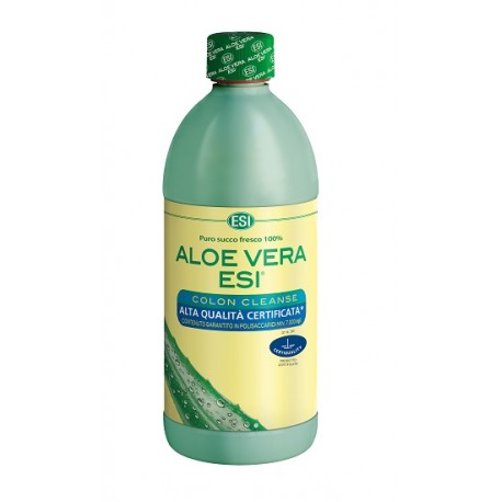 ESI Aloe Vera Colon Cleanse Puro succo fresco 100% depurativo intestinale 1 litro