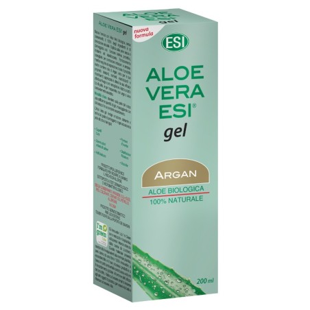 ESI Aloe Vera gel con Argan 100% naturale emolliente protettivo pelle secca 200 ml ESI Aloe Vera gel con Argan 100% naturale emolliente protettivo pelle secca 200 ml