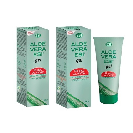 ESI Aloe Vera gel puro 100% per pelle secca e danneggiata 100 ml ESI Aloe Vera gel puro 100% per pelle secca e danneggiata 100 ml