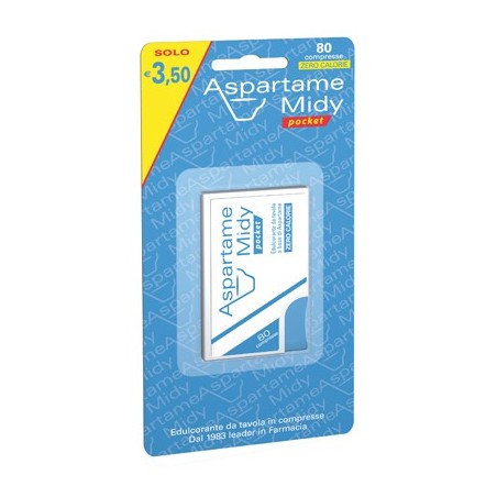 ESI Aspartame Midy dolcificante senza zucchero per diete ipocaloriche 80 compresse ESI Aspartame Midy dolcificante senza zucchero per diete ipocaloriche 80 compresse