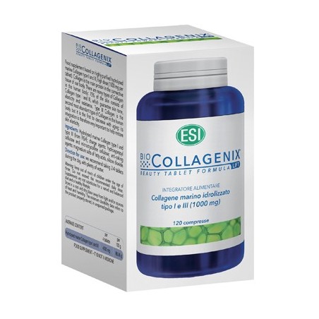 ESI BioCollagenix integratore per l'elasticità di articolazioni e pelle 120 compresse ESI BioCollagenix integratore per l'elasticità di articolazioni e pelle 120 compresse