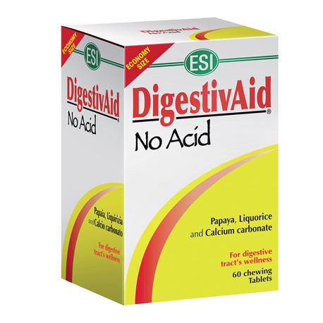 ESI DigestivAid No Acid integratore per acidità di stomaco 60 tavolette