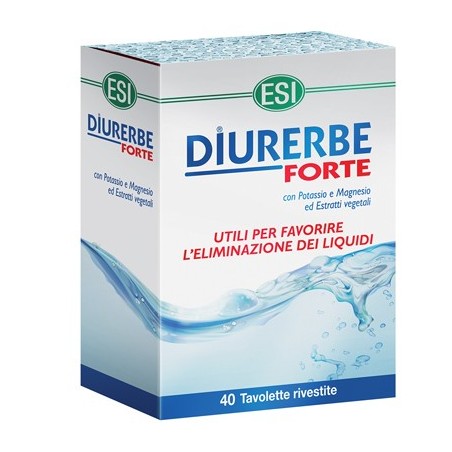 ESI Diurerbe Forte integratore contro la ritenzione idrica 40 tavolette ESI Diurerbe Forte integratore contro la ritenzione idrica 40 tavolette