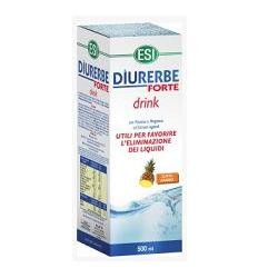 ESI Diurerbe Forte integratore gusto ananas per l'eliminazione della ritenzione idrica 500 ml