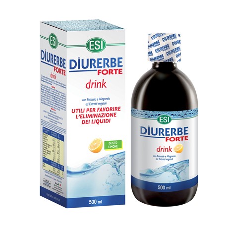 ESI Diurerbe Forte integratore drenante drink al limone 500 ml