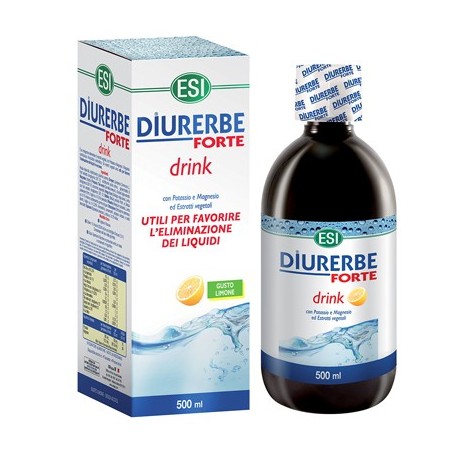 ESI Diurerbe Forte integratore drenante drink al limone 500 ml ESI Diurerbe Forte integratore drenante drink al limone 500 ml