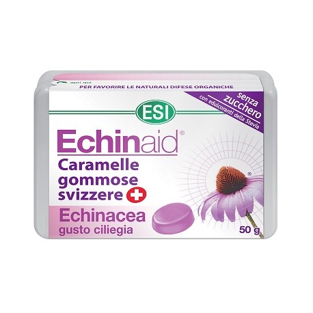 ESI Echinaid Caramelle gommose svizzere gusto ciliegia senza zucchero 50 g