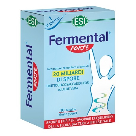 ESI Fermental Forte 20 miliardi di spore integratore per benessere intestinale 10 bustine orosolubili