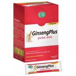 ESI GinsengPlus integratore tonico energizzante 16 pocket drink da 10 ml