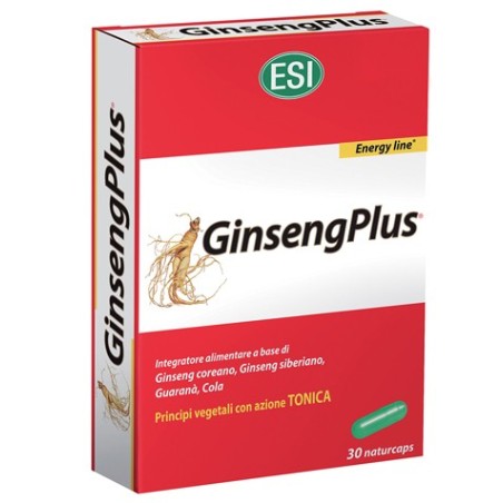 ESI GinsengPlus integratore tonico energizzante 30 capsule ESI GinsengPlus integratore tonico energizzante 30 capsule