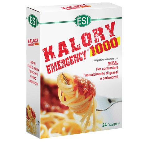 ESI Kalory Emergency 1000 per contrastare l'assorbimento di grassi e carboidrati 24 ovalette