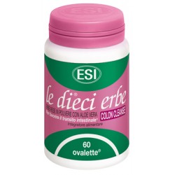 ESI Le Dieci Erbe Colon Cleanse integratore intestinale depurativo 60 ovalette