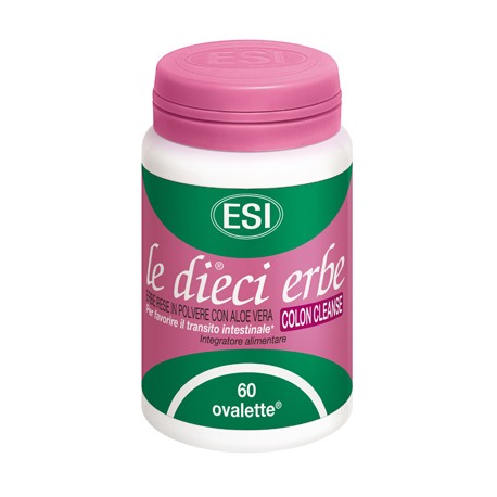 ESI Le Dieci Erbe Colon Cleanse integratore intestinale depurativo 60 ovalette