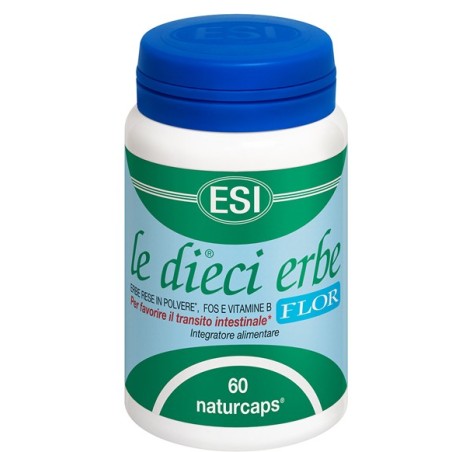 ESI Le Dieci Erbe Flor integratore vegetale contro la stitichezza 60 capsule ESI Le Dieci Erbe Flor integratore vegetale contro la stitichezza 60 capsule