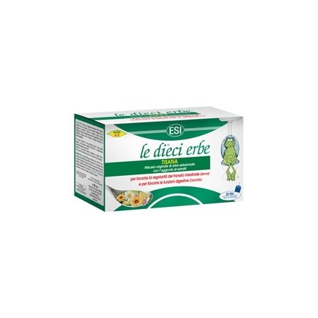 ESI Le Dieci Erbe tisana 100% naturale per regolarità del transito intestinale 20 filtri ESI Le Dieci Erbe tisana 100% naturale per regolarità del transito intestinale 20 filtri