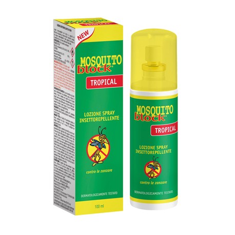 ESI Mosquito Block Tropical Lozione insettorepellente moscerini zanzare spray 100 ml