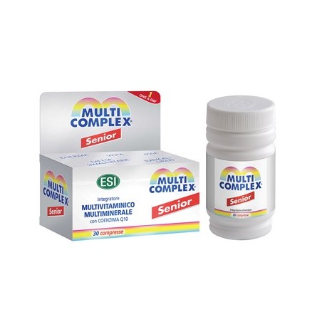 ESI Multicomplex Senior integratore multivitaminico e multiminerale 30 compresse ESI Multicomplex Senior integratore multivitaminico e multiminerale 30 compresse