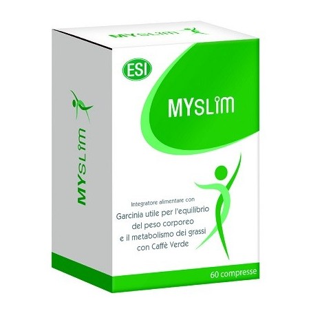 ESI MySlim integratore dimagrante per l'equilibrio del peso corporeo 60 compresse ESI MySlim integratore dimagrante per l'equilibrio del peso corporeo 60 compresse