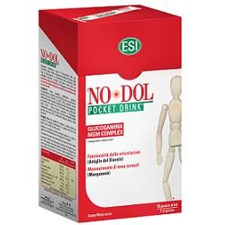 ESI No Dol integratore per articolazioni e cartilagine 16 pocket drink gusto mela rossa da 20 ml