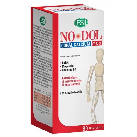 ESI No Dol Coral Calcium Max integratore per le ossa 80 capsule