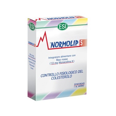ESI Normolip 5 integratore per il controllo fisiologico del colesterolo 30 capsule ESI Normolip 5 integratore per il controllo fisiologico del colesterolo 30 capsule