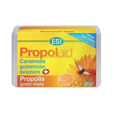 ESI Propolaid Propolis Miele Caramelle gommose balsamiche gusto miele 50 g