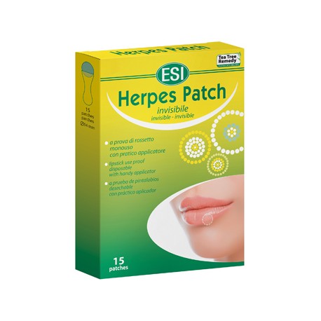 ESI Herpes Patch Tea tree remedy 15 cerotti antivirali trasparenti a prova di rossetto
