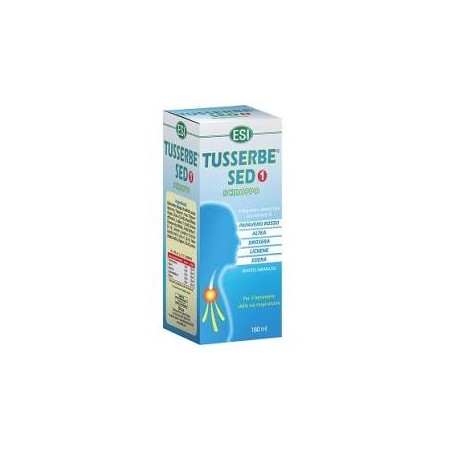 ESI Tusserbe Sed1 Sciroppo alle erbe per tosse secca 180 ml ESI Tusserbe Sed1 Sciroppo alle erbe per tosse secca 180 ml