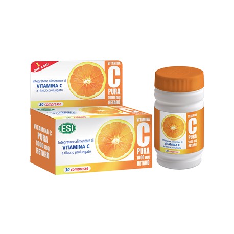 ESI Vitamina C Pura 1000 mg integratore antiossidante 30 compresse