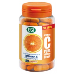ESI Vitamina C 1000 mg pura integratore antiossidante effetto prolungato 90 compresse