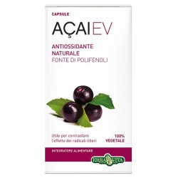 Erba Vita Acai EV integratore antiossidante naturale con polifenoli 45 capsule